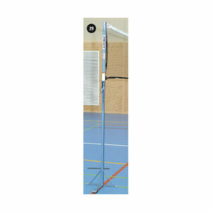 acromat badminton mini volleyball posts with floor plates pair