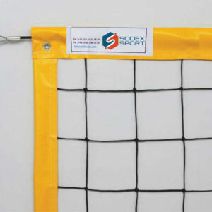 beach volleyball nets yellow