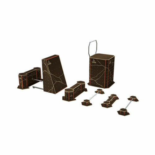brown l kit brick modules