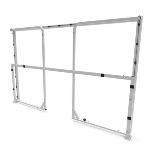 futsal aluminium mobile goals with foldable aluminium arches fold