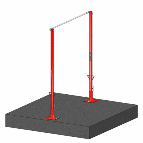 high bar without cable with casing outside the floor five