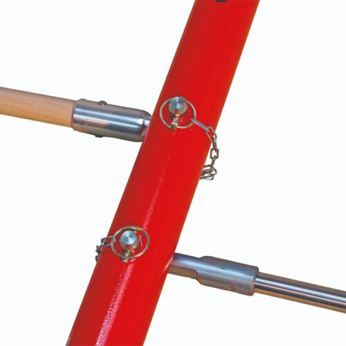 high bar without cable with casing outside the floor two