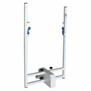 mobile central post adjustable height