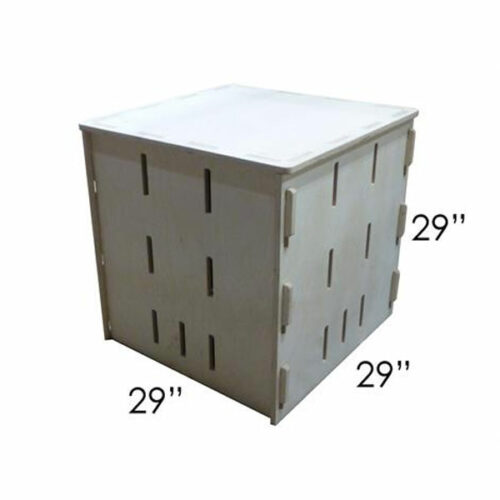 pop up parkour package box with holes size