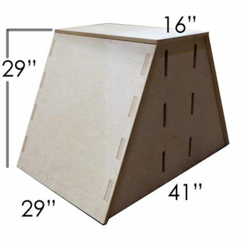 pop up parkour package trapezoid size