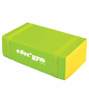 rectangular block foam green yellow