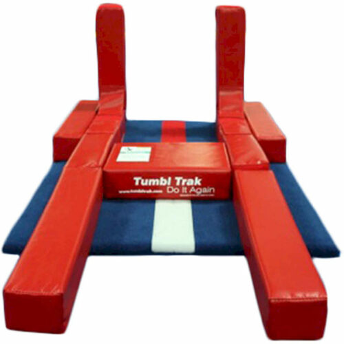 red and blue hurdle helper