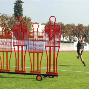 soccer kick wall trolley