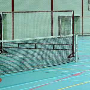tennis net with double top mesh