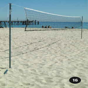 volleyball post net and pegs outdoor